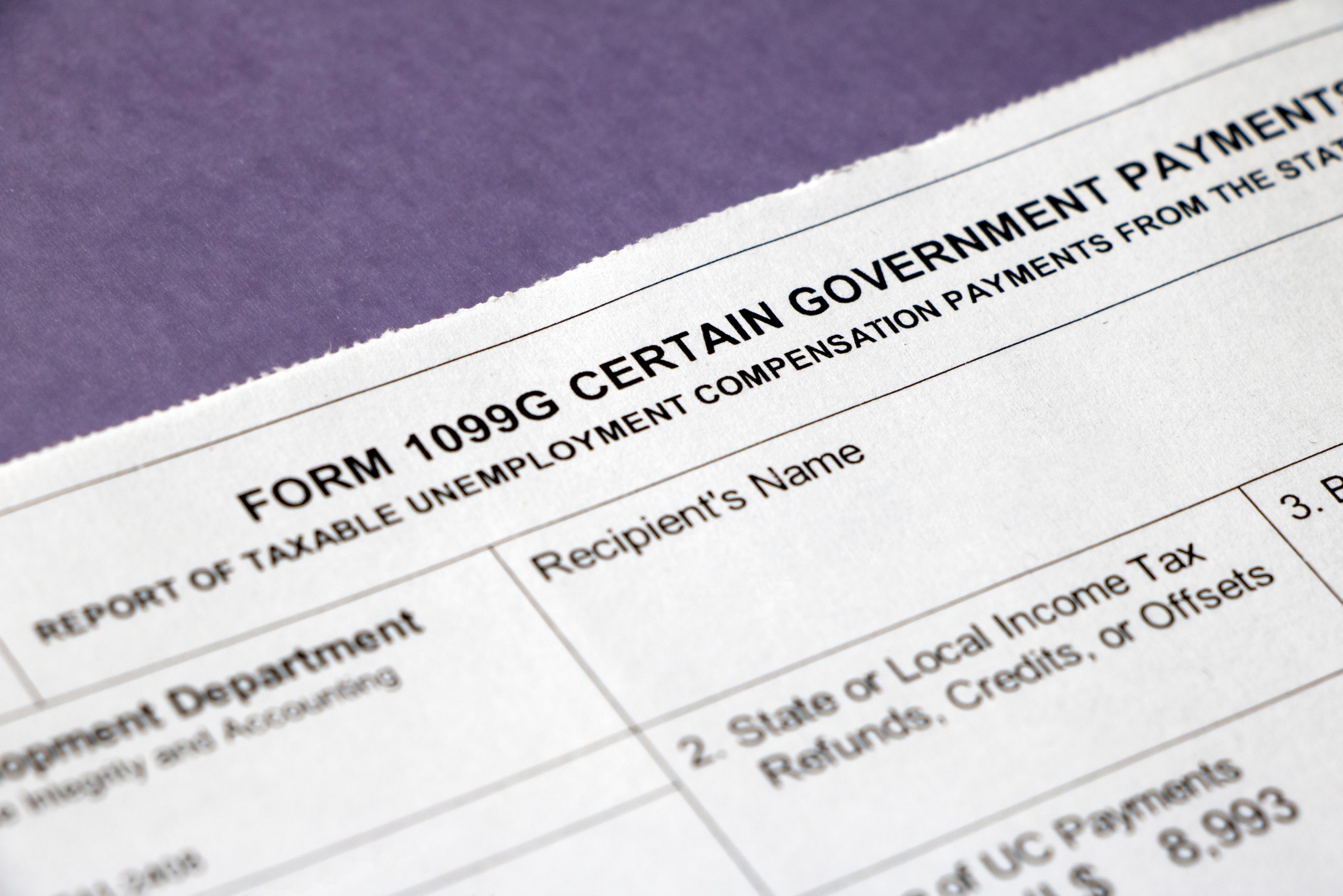 What Is A 1099G Form? And What Do I Do With It?